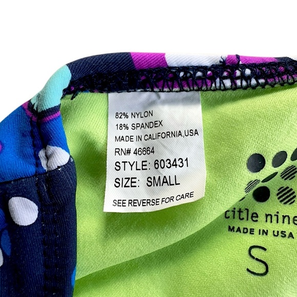 TITLE NINE TANKINI TOP BLUE & GREEN FLORAL | SIZE: SMALL - Picture 8 of 9